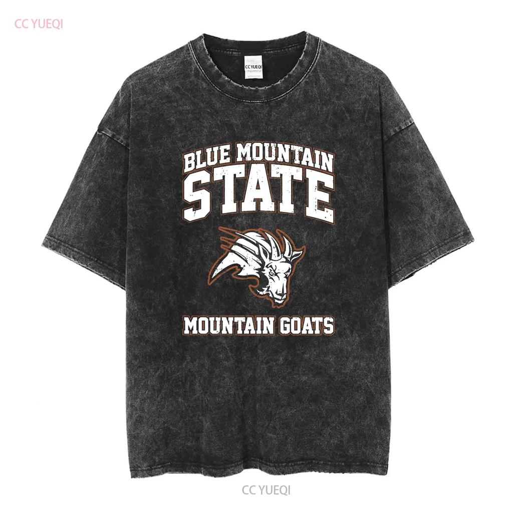 Blue Mountain State Goats Essential T Shirt long or short sleeves vintage Washed Soft Comfortable Top For Everyday Wear