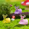 50Pcs Resin Luminous Snail Resin Figurines Diy Ornament Accessories For Home Micro Fairy Garden Landscape Decor For Home Deco