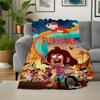 1pc, Disney Primos Blanket Cartoon Characters Throw Blanket Soft Bedding Decorative Blankets for Couch Sofa