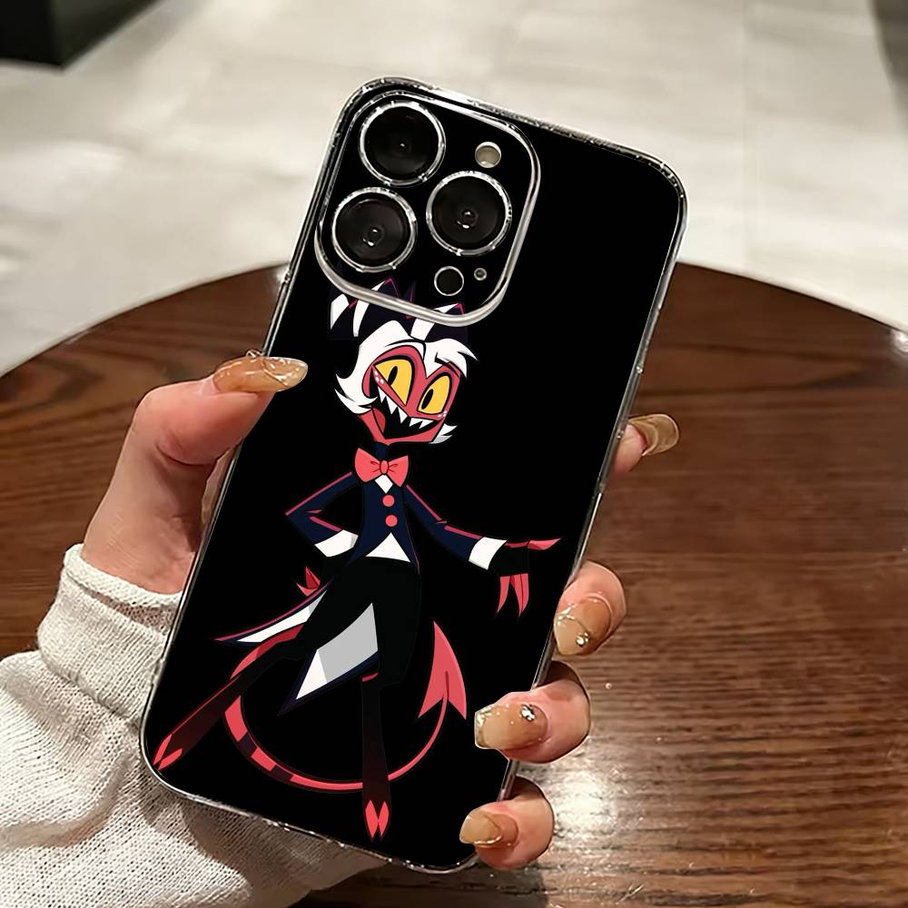 Helluva Boss Moxxie-e Phone Case For iPhone 17 16 15 14 13 12 11 Mini Pro Max Plus Transparent Cover
