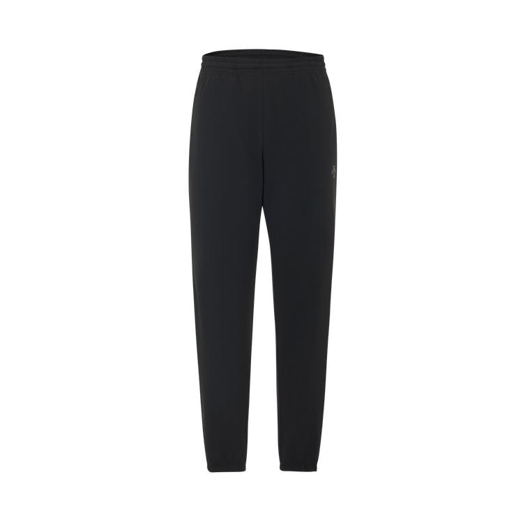 DESCENTE Training Series Solid Color Moisture-Wicking Quick-Dry Tapered Knit Sports Pants Men Pants Black D5131TFP54