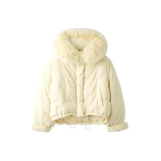 SNIDEL Hooded Fur Short Down SWFC245002 Women s