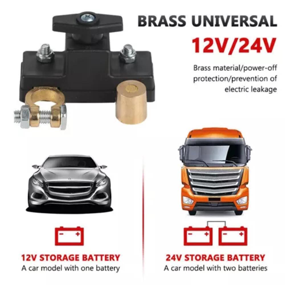 12V/24V Disconnect Battery Isolators Cut Off Kill Switch Car Marine Boat Battery Shut Off Switch For Boat Marine Car