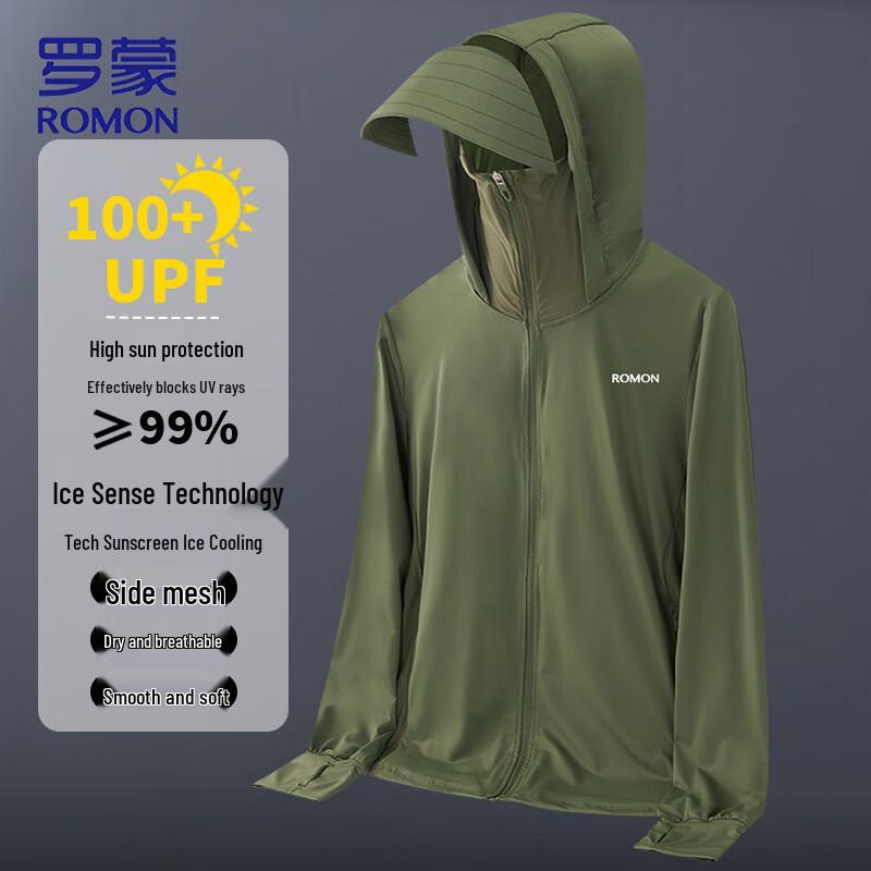 ROMON Men's Ice Silk Sun Protection Jacket