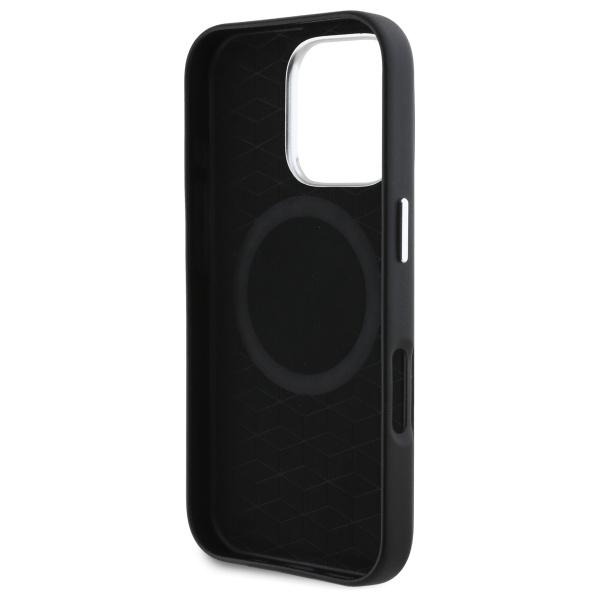 Bmw Bmhmp16L23Pmwk Iphone 16 Pro 6.3 Czarny/Black Hardcase M Smooth Full Wrapped Metal Magsafe