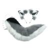 A Simulated Animal Ear Tail Suit, Naughty Husky Plush Accessories, Headgear, Hair Accessories, Headband.
