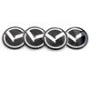 60mm 4PCS Car Wheel Center Hub Sticker Accessories for KIA K7 K9 K2 K3 K5 KX3 Rio Sportage Sorento Ceed RIO Soul Stinger BV3