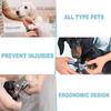 Coupe Ongles - Cha-Coupe - Acier Inoxydable - Sécurité - Pour Chien et Chat