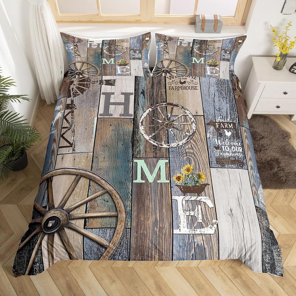 Windmill Duvet Cover Sets For Kids Teens Adults Lightweight Down Quilt Covers Bedroom Decor 2 Pillowcases 1 Duvet Cover No Quilt