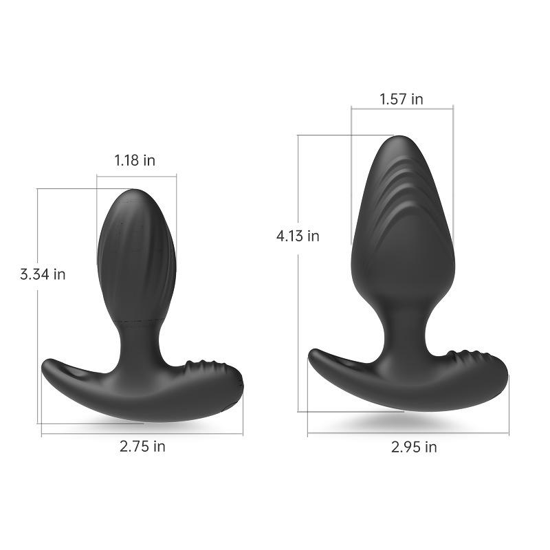 Remote Control Prostate Massager - Vibrating Anal Plug for Men & Women, Hands-Free Butt Plug with Vibration Modes, Adult Pleasure Toy