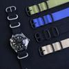 HEYOZURY Thickened Canvas NATO Watch Strap 18mm 20mm 22mm 24mm 26mm Direct from Japan