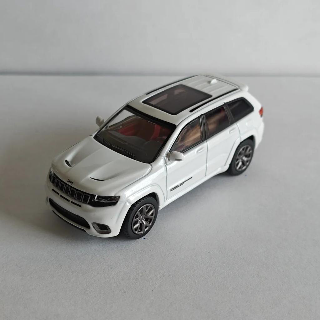 Masdi Smallcar 1/64 Jeep Grand Cherokee Trackhawk SUV Simulation Alloy Miniature Die-Cast Car Model Collection Ornament Toy Gift