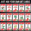 Christmas Gift Card Book Colorful Unique Gift Card Organizer Festive Party Decoration Holiday Surprise