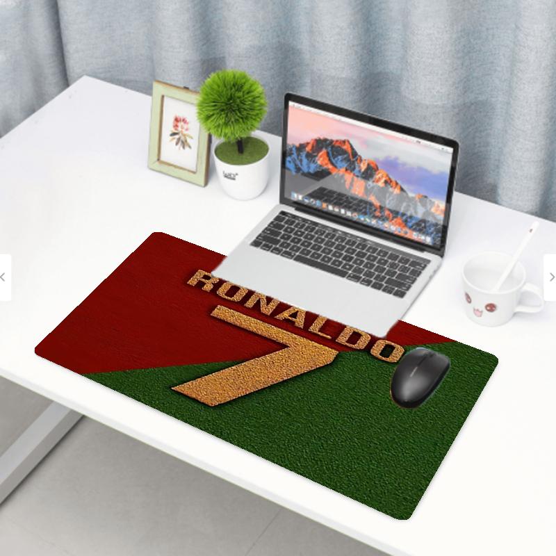Cristiano Ronaldo Print Mouse Pad, Anti‑Slip Desktop keyboard Mat, for PC Laptop Gaming Working Daily Use, Cool Festival Surprise Gift
