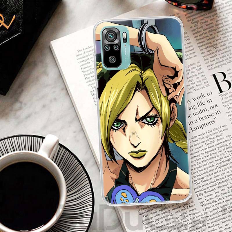 JoJo's Bizarre Adventure Jolyne Cujoh Cover For Xiaomi Redmi Note 14 13 12S 12 11 Pro Plus Phone Case 11S 10S 10 11E 11T + 9S 9