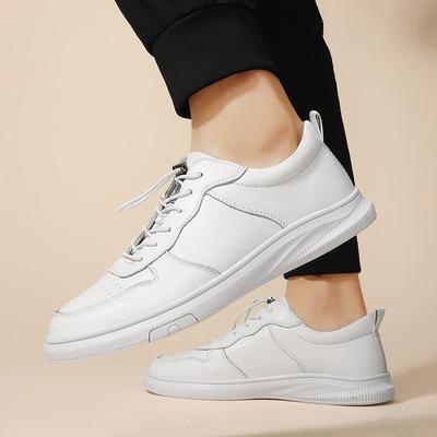 Lightweight Leather Men's Casual Shoes Driving Male Loafers Fashion Walking Sneakers Hiking Shoes Non-Slip Leisure Walk Footwear