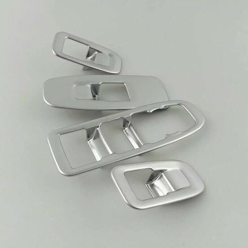 For Cadillac XT5 2016-21 Matte Silver ABS window lift panel switch cover trim 4P