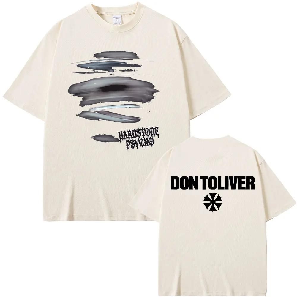 Best Famous Rapper Don Toliver Hardstone Psycho Album Vintage Graphic T Shirt Men Hip Hop  T-shirt Men's Fashion Tshirt
