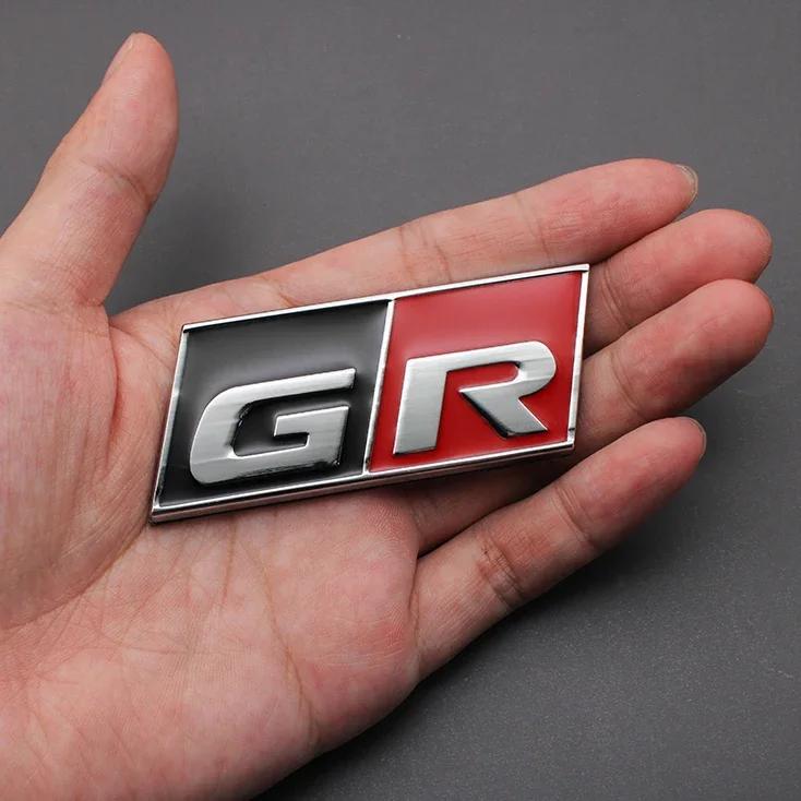 

3D Metal Logo GR Sport Badge Trunk Car Sticker For Toyota RS RZ RC YARiS Corolla CHR Harrier Camry GR SPORT Emblem Accessories