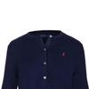 Polo Ralph Lauren SS23 Logo Embroidered Single-Breasted Long Sleeve Knit Sweater Women sweater Navy-Blue 211891672-002