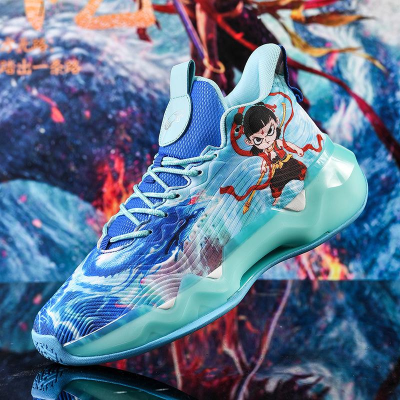 

Luminous 6 children s basketball shoes 8 boys shoes 10 single shoes Cartoon boys sports shoes 12-year-old primary school students actual com 36