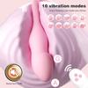Control Remoto Vibración de 10 Frecuencias Dildo Inflable Tapón Anal Estimulación Vaginal Dilatador Anal Juguete Sexual para Parejas