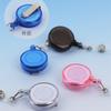 1pc Credential Pass Badges Doctor Id Nurse Retractable Id Badge Reel Plastic Badges Badge Clip Nurse Accessories