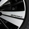 Neue 4 Pcs Auto Aufkleber Sport Schrift Auto Körper Aufkleber Auto Tür Felgen Radnabe Racing Aufkleber Außen Zubehör Auto produ