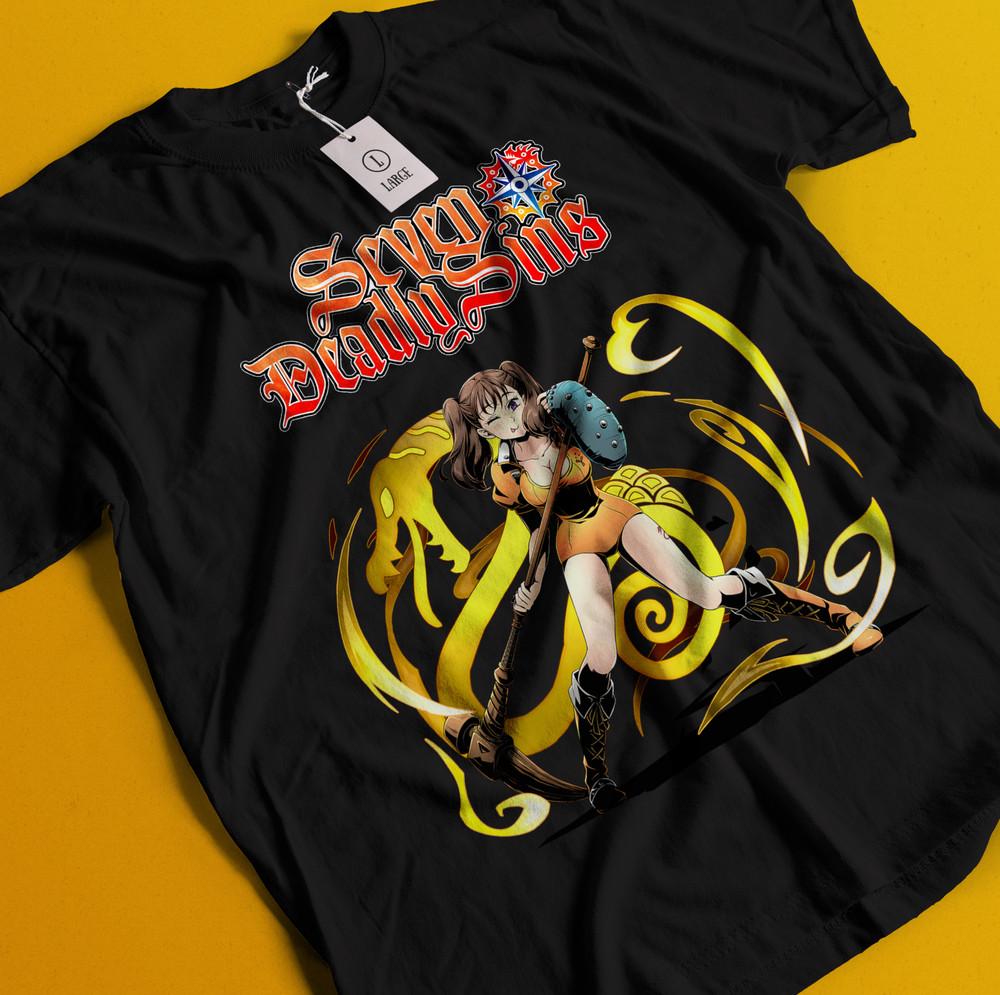 

Seven Deadly Sins Shirt Diane T-Shirt Meliodas Tshirt Elizabeth Ban Escanor King 4XL
