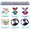 Reflective Pet Dog Harness and Leash for Medium to Large Dogs - Anti-Shock Design