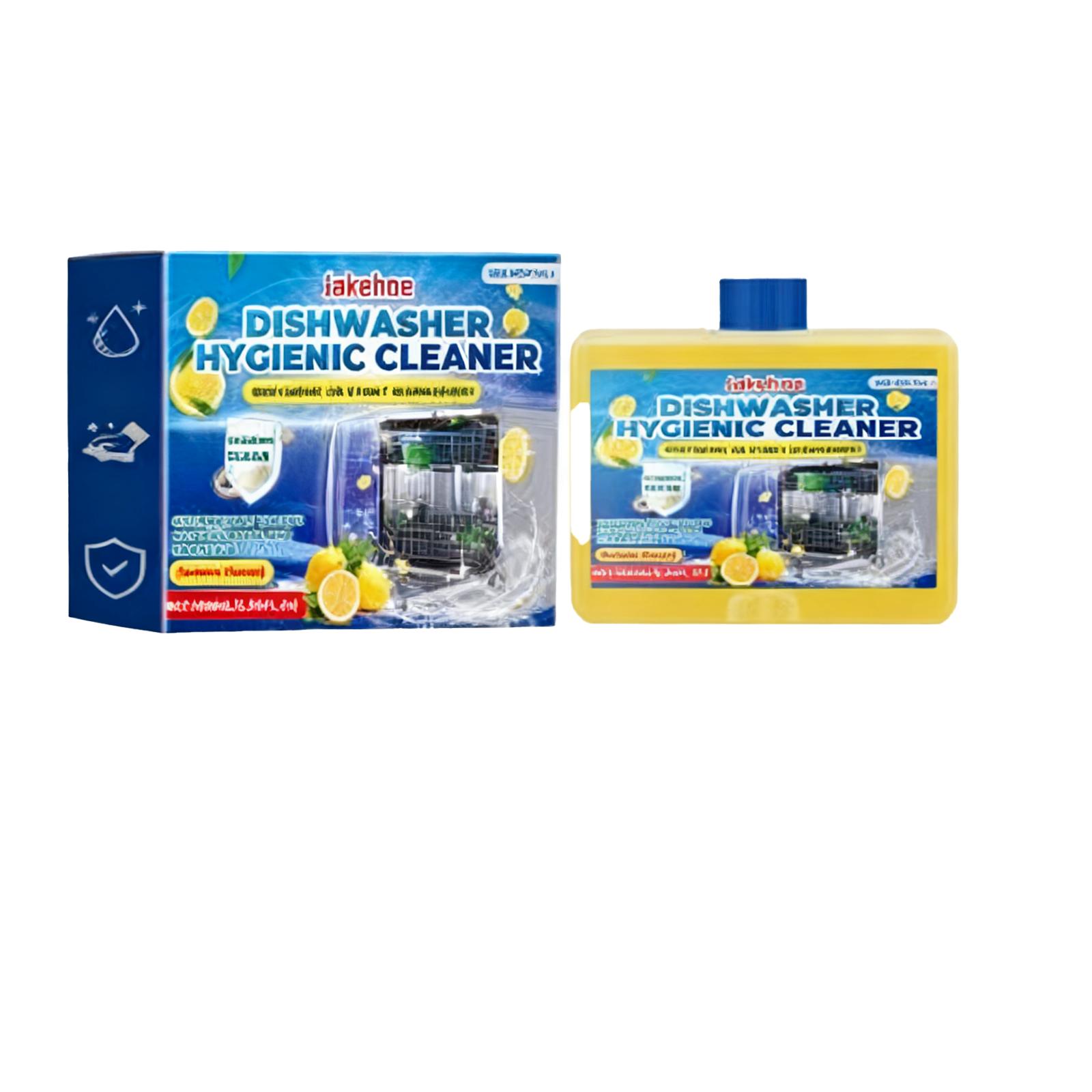 

Jakehoe Dishwasher Cleaner 100ml - Quick and easy household dishwasher cleaner removes water stains, grease, and grime.