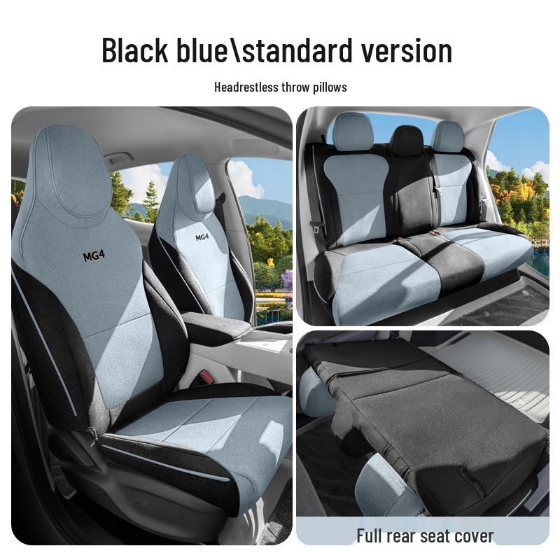 Universal All-Season Seat Cushion for MG MG4 2026 - Breathable Rear Row Cover with Ventilation