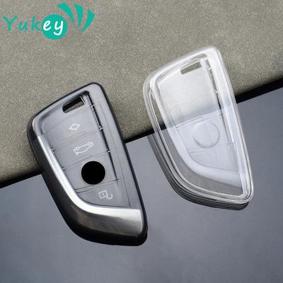 TPU Car Remote Key Case Cover Shell Fob For BMW X1 X3 X5 X6 X7 1 3 5 6 7 Series G20 G30 G11 F15 F16 G01 G02 F48 Keyless Bag