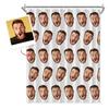 Op Maat Gemaakte Gezichten Douchegordijn Badkamer Waterdichte Gordijnen Foto Polyester Bad Decor Met 12 Haken Pod Dropshipping