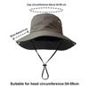 Solid Color Sun Hats for Men Outdoor Fishing Cap Wide Brim Anti-UV Beach Caps Women Bucket Hat Summer Hiking Camping Bone Drop