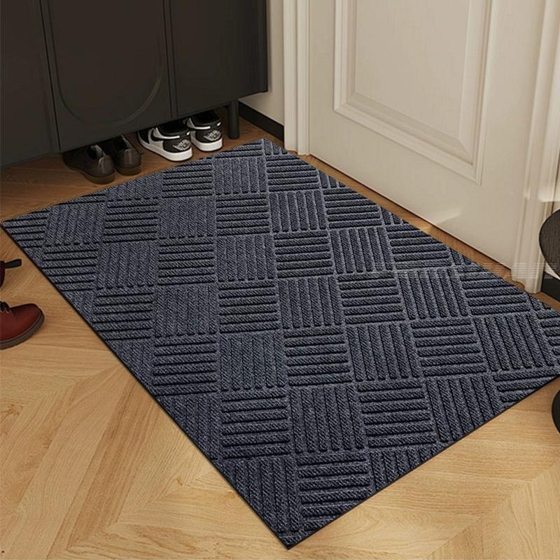 

DIY Washable Non-slip Kitchen Mat Doormat Long Corridor Carpet Bathroom Hallway Entrance Solid Color Easy To Clean Kitchen Rug 40x60cm