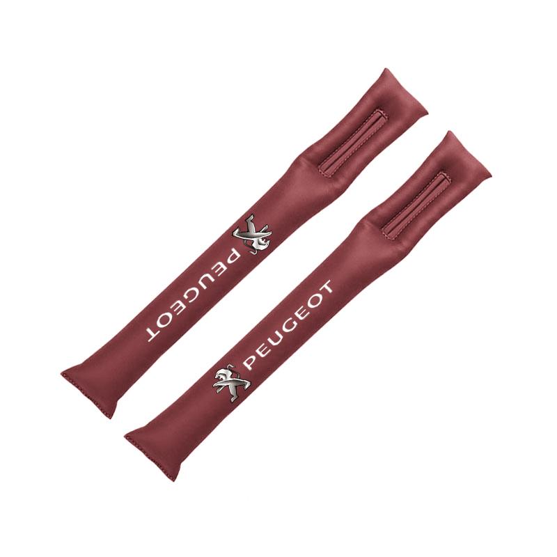 Car Sticker/ Car Seat Gap Filler Strip Soft Pads Leather Car Styling Spacer For Peugeot 408 4008 308 3008 5008 508 2008 208 301 cx86