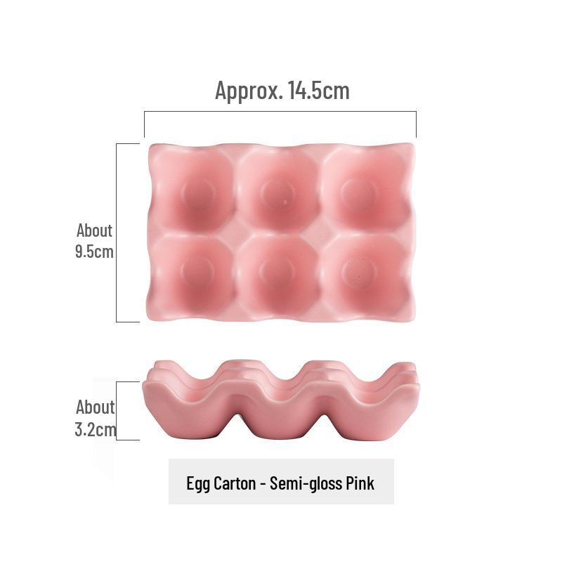 Ceramic Egg Holder Tray for Kitchen Tableware Supplies