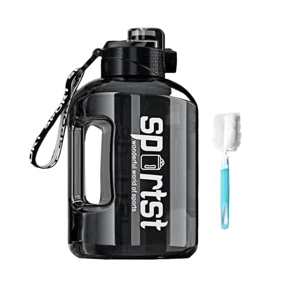 

1.7/2.7 л Спортивная бутылка для воды с соломинкой Большой вместимости Герметичная Портативная Легкая Для улицы Велоспорт Тренажерный зал Фитнес Путешествия Чашка для питья 1.7L