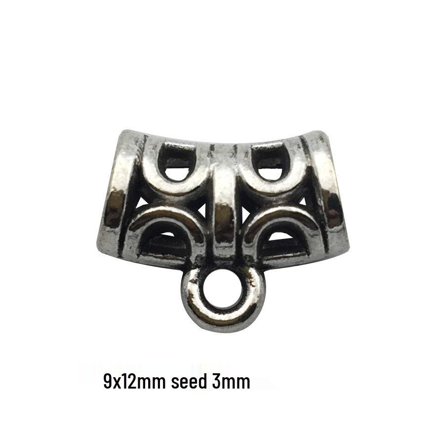 DIY Electroplated Jewelry Kit: Alloy Pendant Connector, Clasp, Jump Ring, Spacer Bead for Bracelets & Necklaces