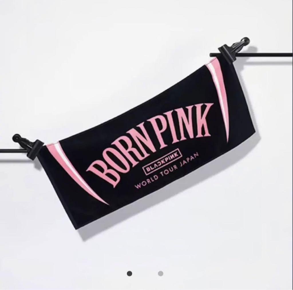 [USED] BLACKPINK logo T-shirt face towel