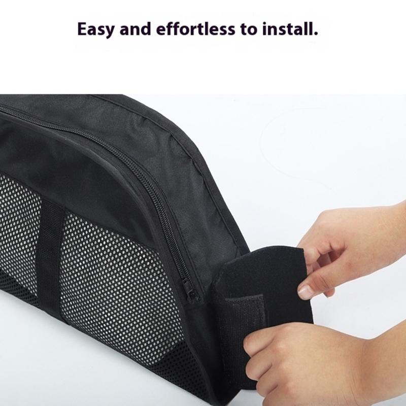 Large Capacity Hanging Diaper Bag Case For Baby Strollers Waterproof Easy Attach Nonslip Compact Storage Solution