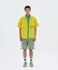 Nontaib Mesh Twin Cargo S/S Shirts (Yellow)