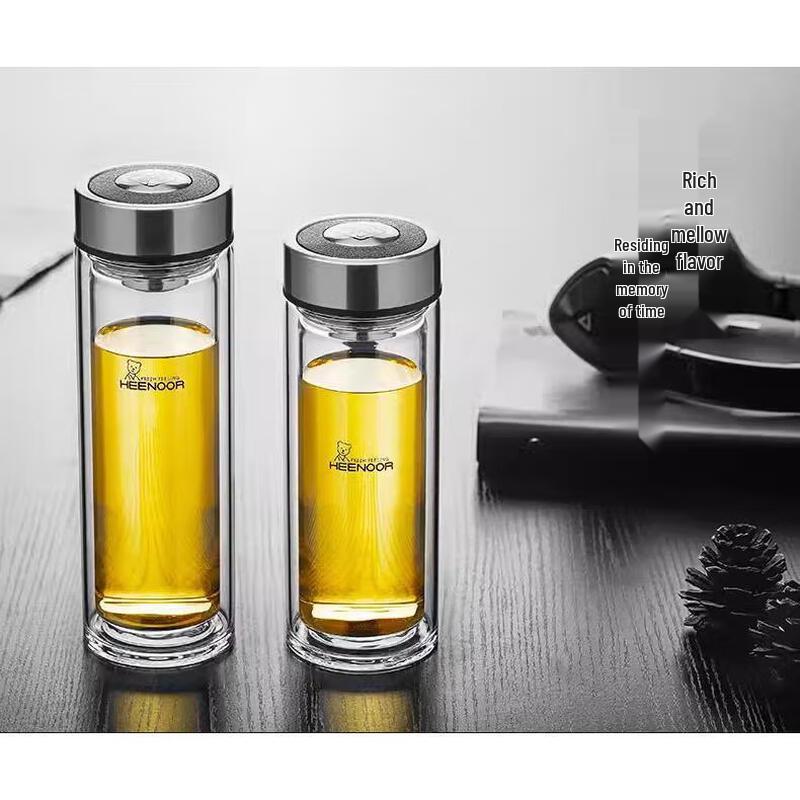 

Sino XN-6901 Double-Layer Glass Tea Infuser Bottle