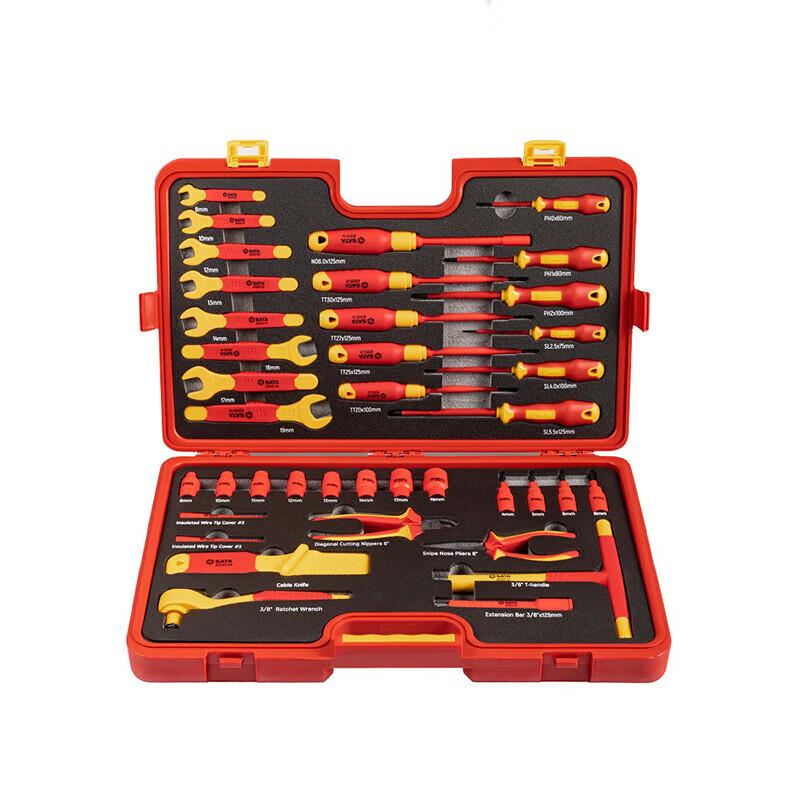 SATA AE9102 39-Piece Insulated Tool Set