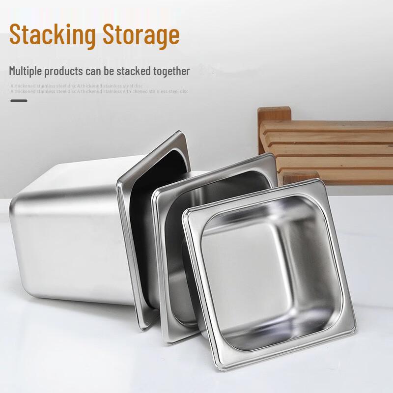 Stainless Steel Food Pan with Lid