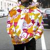 Men Graphic Printed Hoodie Long Sleeve Loose Pullover For Street Fashion And Daily Leisure Occasions