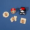 Cute Cartoon Character Mario Brooch Super Mario Mario Metal Badge Lovely Bag Accessory Pin