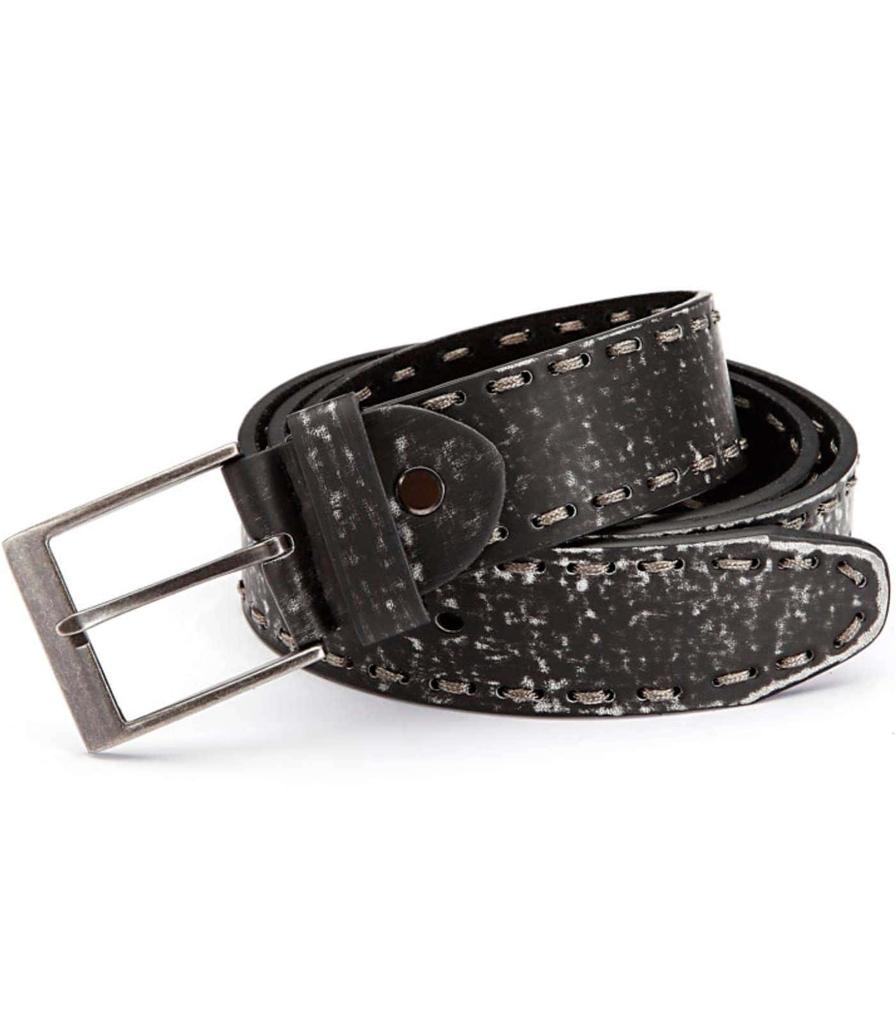 Kalın dikişli erkek jean kemeri