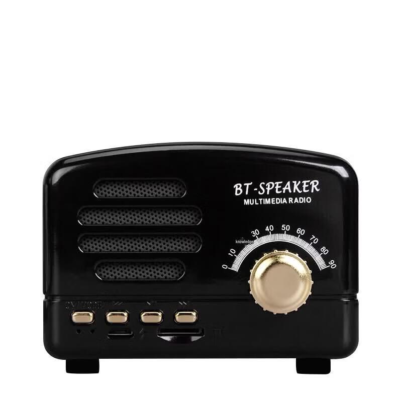 SMEBERT Retro Wood Portable Bluetooth Speaker (CN version)